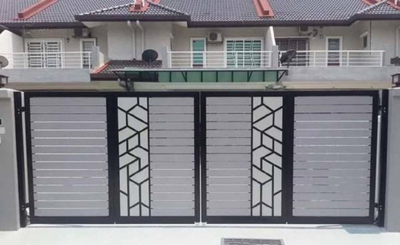 10 Inspirasi Desain Pagar Rumah Minimalis Simpel Nan Elegan Dailysia