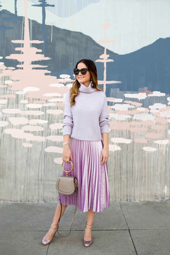 10 OOTD Kece dengan Warna Ungu Lilac, Tampil Lebih Cerah - Dailysia