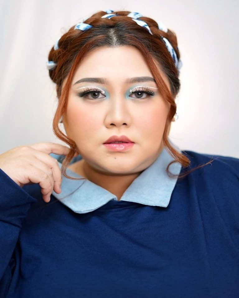 10 Makeup Kreatif Clarissa Putri, Selebgram Inspirasi Cewek Plus Size