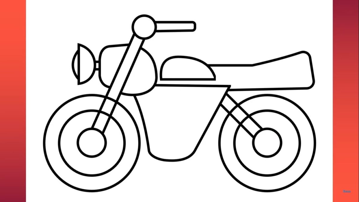 Cara Menggambar Sepeda Motor, Ikuti 12 Langkah Ini Aja - Dailysia