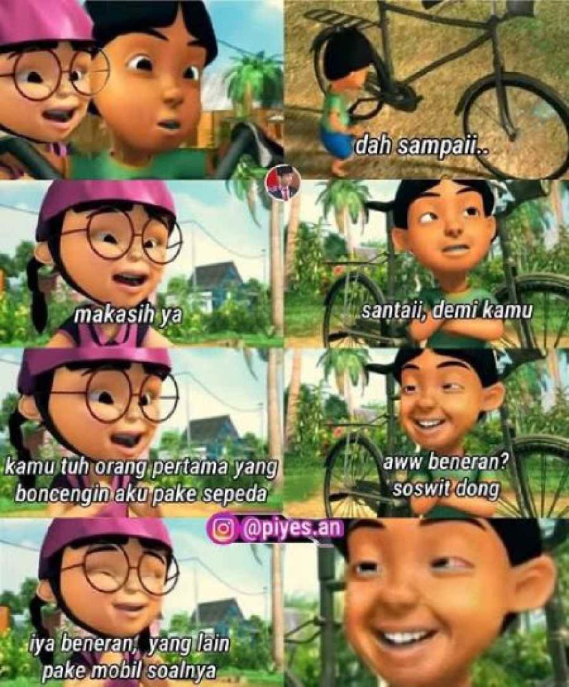 Ngakak 10 Meme Gombal Ala Upin Ipin Bikin Senyum Kecut Dailysia