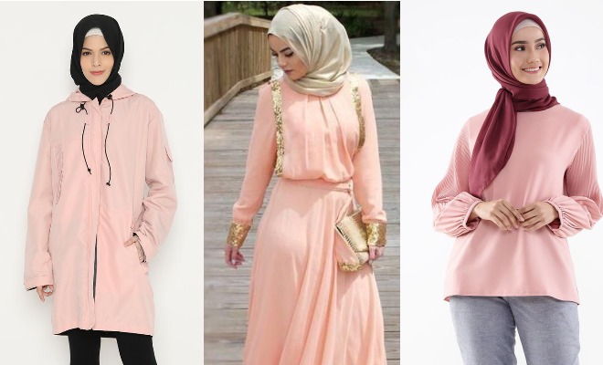 Kebaya pink cocok dengan jilbab warna apa