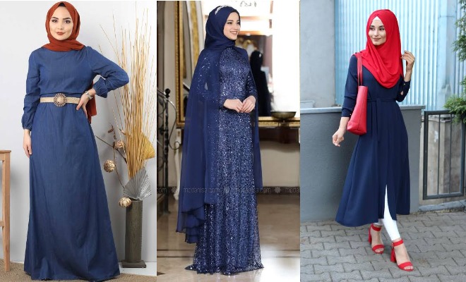 10 Warna Jilbab Yang Cocok Untuk Baju Biru Navy Dailysia 7056