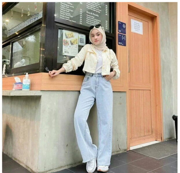 14 OOTD Celana Kulot Jeans Kekinian, Dijamin Keren - Dailysia