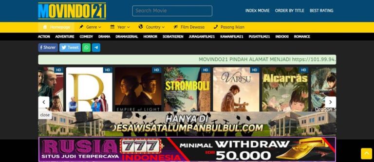 10 Situs Nonton Film Bioskop Gratis Pengganti IndoXXI Subtitle Indonesia